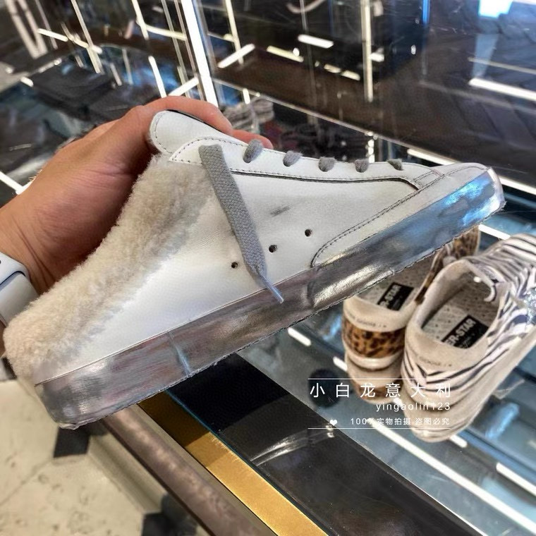 2024 Slippers GGDB White Shearling Slippers MJ00280