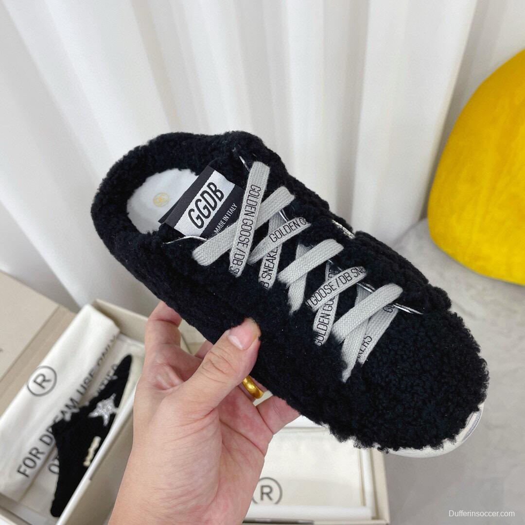 2024 GGDB Black Fur Slippers MJ00280