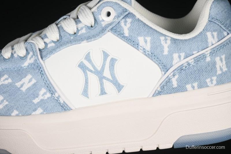 Adidas NY MLB Chunky Liner Embo Monogram New York Yankees Height-Increasing Thick Sole Casual Running Shoes - 3ASXV015N50BLS