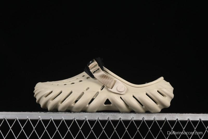 Crocs Bobs Flat Heel Closed Toe Slip-On Beach Clog Sandals