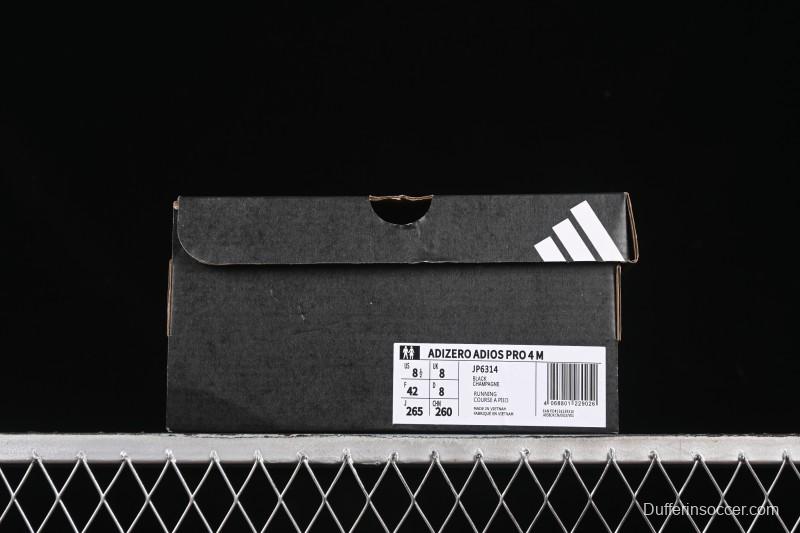 Adidas Adizero Adios 4 Men's Lightweight Breathable Low-Top Running Shoes - JP6314