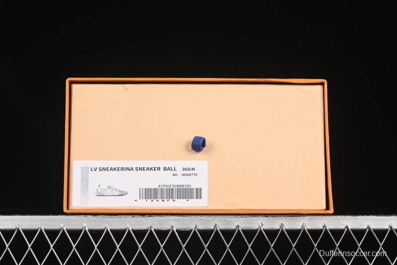 Louis Vuitton Sneakerina Round Toe Lace-Up Ballet Style Flat Training Shoes - N.F6