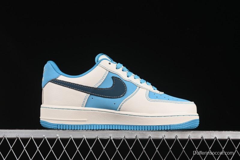 Nike Air Force 1 '07 Low Dior Collaboration Stone Blue Low-Top Casual Sneakers - KK1988-088