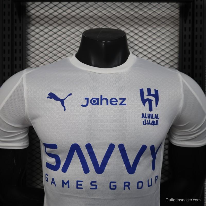 Player Version 25/26 Al-Hilal Away WHITE Jersey