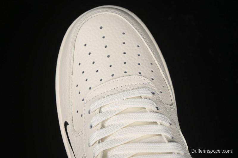 Nike Air Force 1 '07 Low Stussy Collaboration White Gray Casual Sneakers - KK1988-093