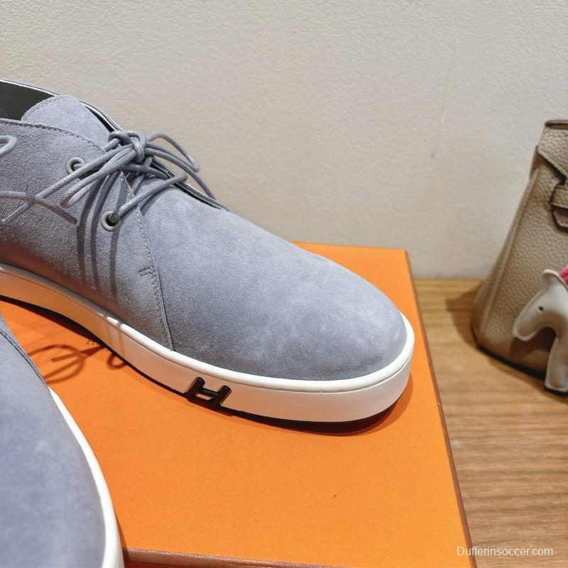 2025 Unisex H Grey Suede Classic Boots AS00380