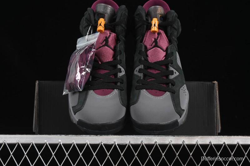 Nike Air Jordan 6 Retro Bordeaux Premium Suede Sneakers - CT8529-063