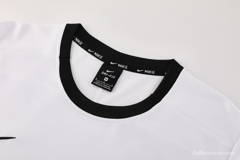 2025 NIKE White Short Sleeve Jersey + Shorts