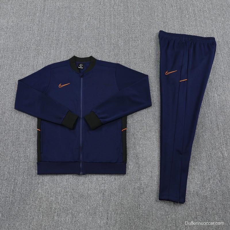 2025 NIKE Navy Full Zipper Jacket + Long Pants
