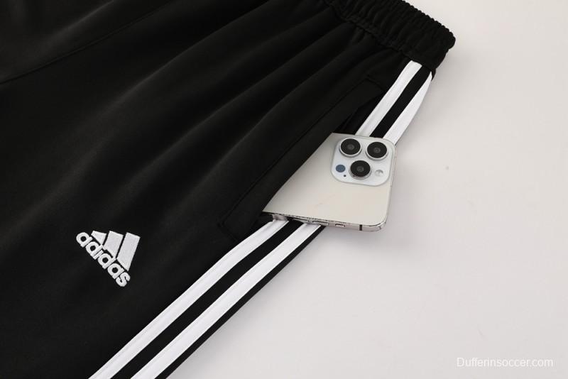 2025 Adidas Orange/Black Full Zipper Jacket +Long Pants