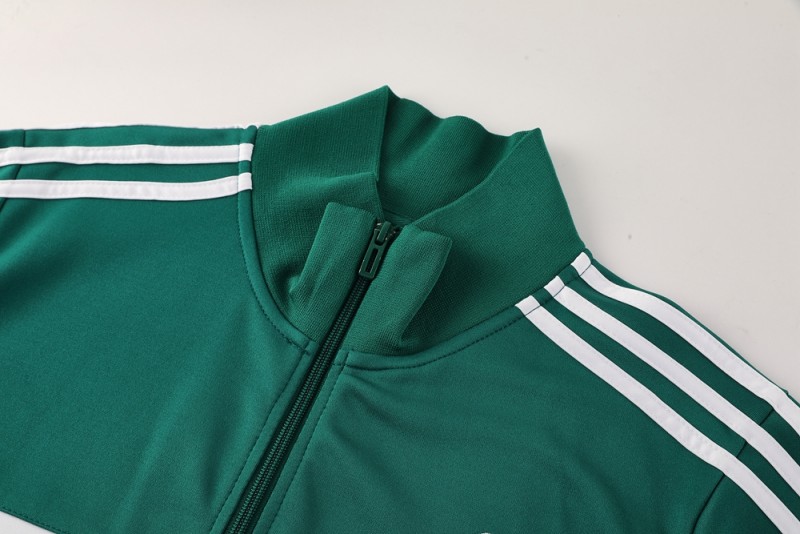 2025 Adidas Green/Black Full Zipper Jacket +Long Pants
