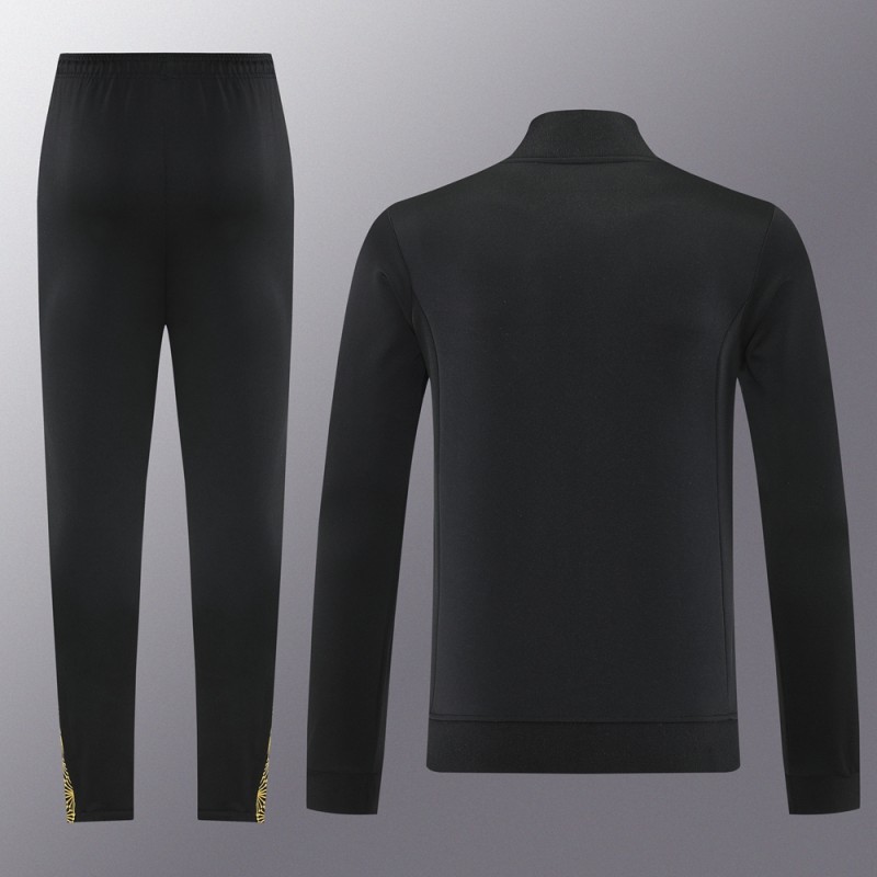 2025 Adidas Black Full Hoodie Zipper Jacket +Long Pants