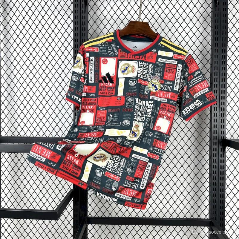 2025/26 Real Madrid Doodle Board Jersey