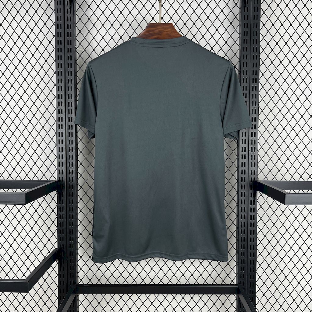 2025 NIKE Training Dark Grey with Abstract Paint Brush Pattern T-Shirt #1045