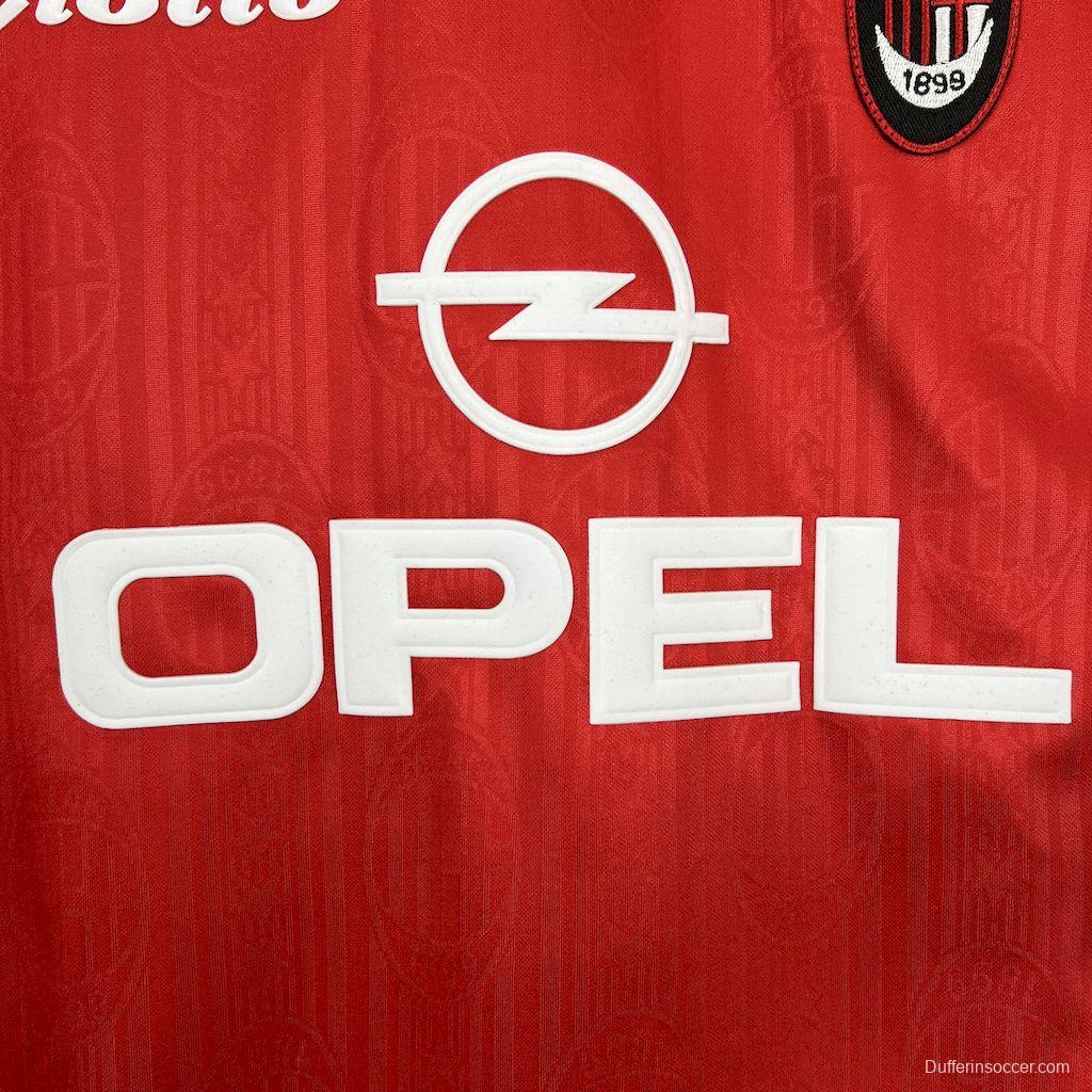 Retro 1998/99 AC Milan Away Red Jersey