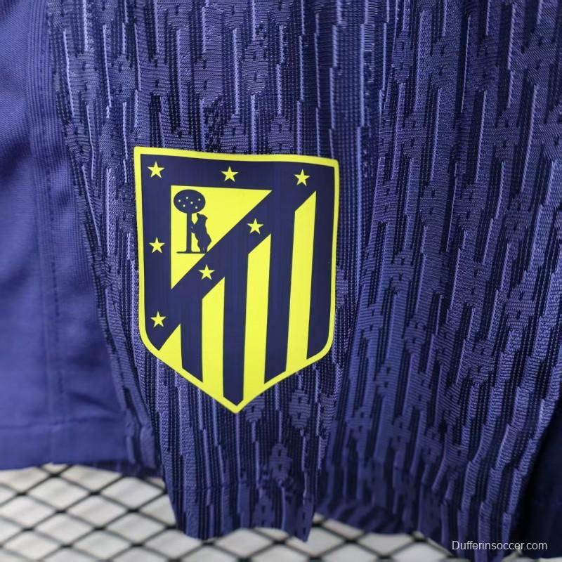 Player Version 25/26 Atletico Madrid Away Shorts