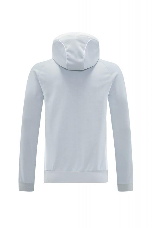 25/26 Real Madrid Hoodie Full Zipper Jacket + Long Pants