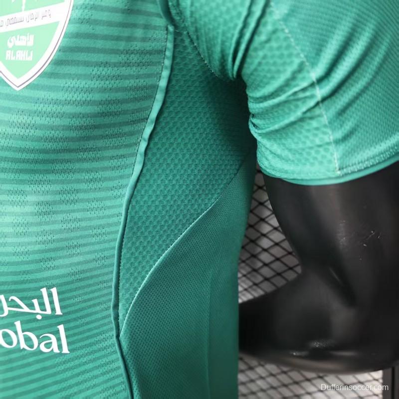 Player Version 25/26 Al-Ahli Away Green Jersey