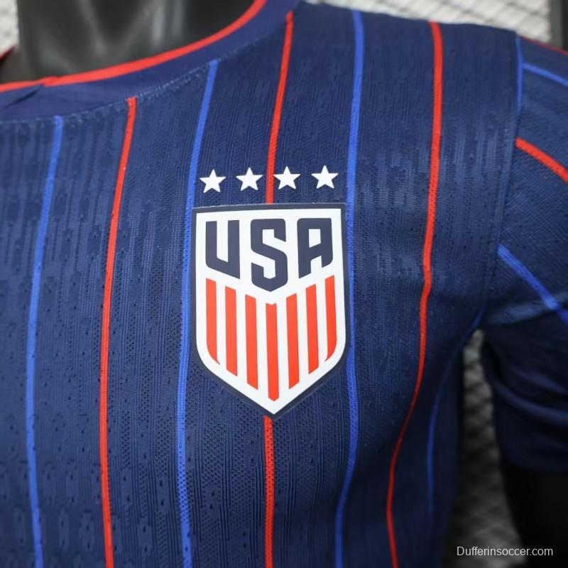 Player Version 2025 USA Away Jersey