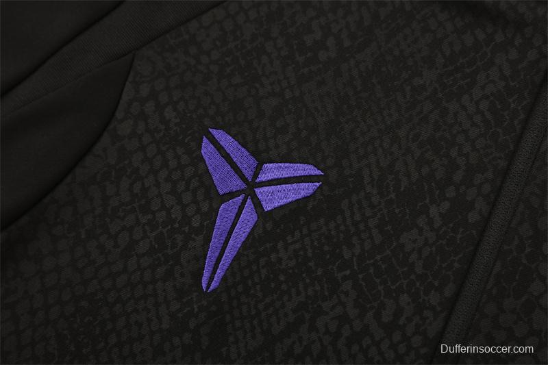 25/26 Barcelona Black Joint Edition Half Zipper Jacket+Long Pants