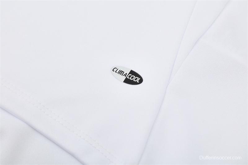 Retro 04/05 AC Milan White Half Zipper Jacket