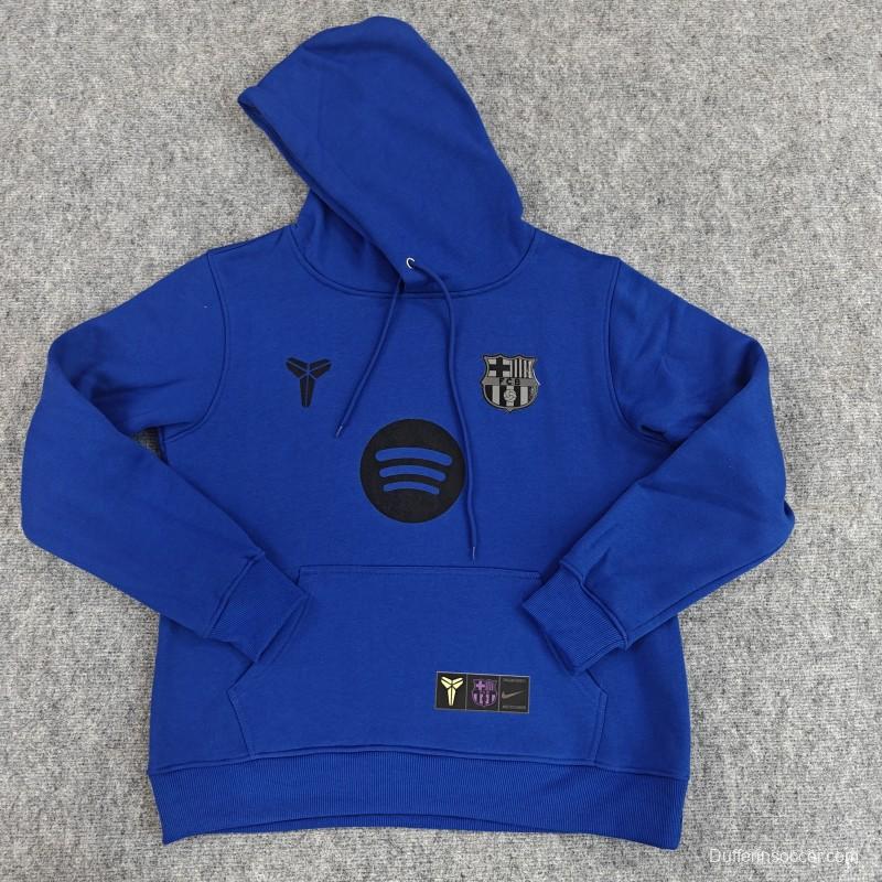 25/26 Barcelona Fleece-lined Kobe Fleece-lined hoodie 9 Colors