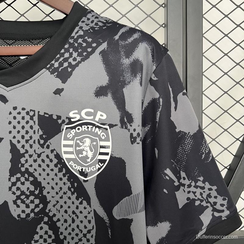 25/26 Sporting Lisbon Grey Pre-Match Jersey