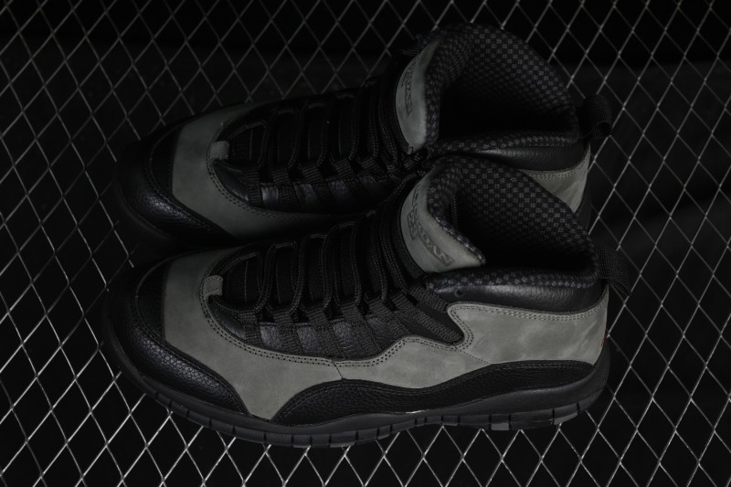 Nike Air Jordan 10 Retro Shadow Grey Basketball Shoes - HJ6779-001