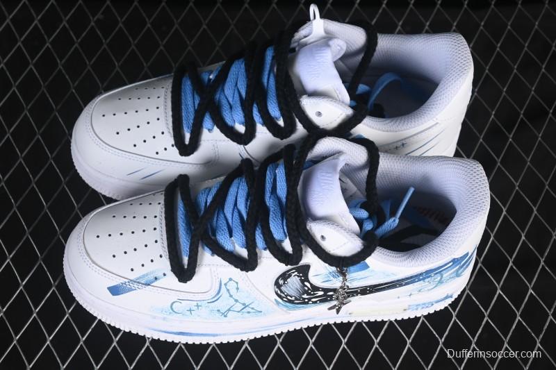 Nike Air Force 1'07 Low Pisces Hand-Painted Doodle Zodiac Series - 219-320