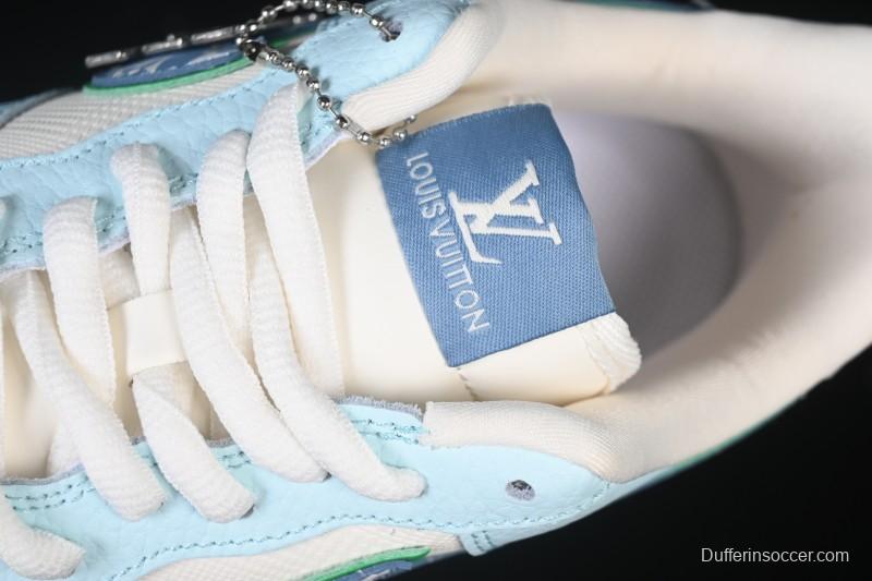 Nike Air Force 1 '07 Low LV Collaboration White Blue Casual Sneakers - YF9511-809