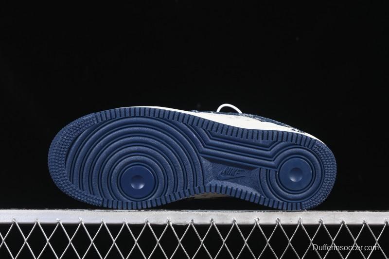 Nike Air Force 1 '07 Low LV Collaboration White Blue Casual Sneakers - YF9511-811