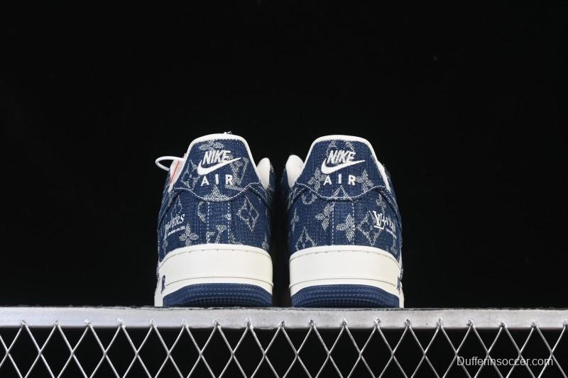 Nike Air Force 1 '07 Low LV Collaboration White Blue Casual Sneakers - YF9511-811