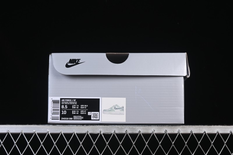 Nike Air Force 1'07 Low Clover Casual Sneakers - ZH0316-098
