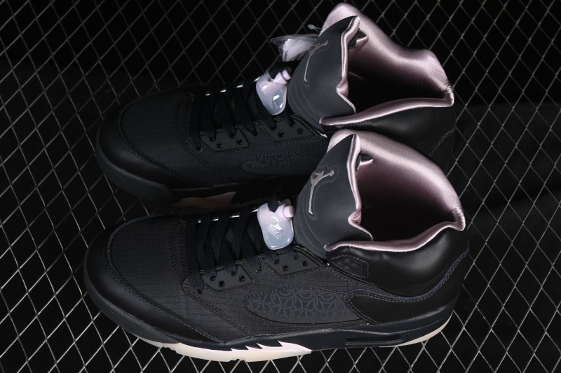 Air Jordan 5 Retro Paris Saint-Germain Off Noir Basketball Shoes - HQ3004-001