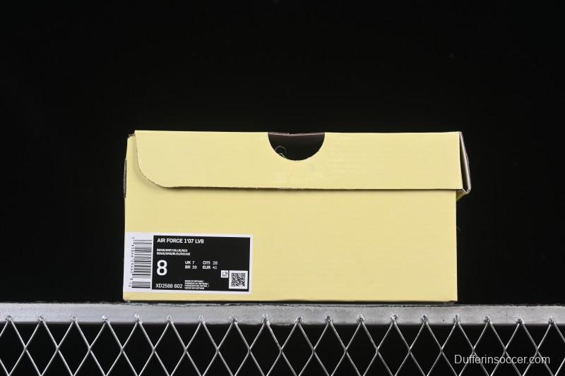 Nike Air Force 1 '07 Low Supreme Collaboration White Blue Gray Red Casual Sneakers - XD2588-602