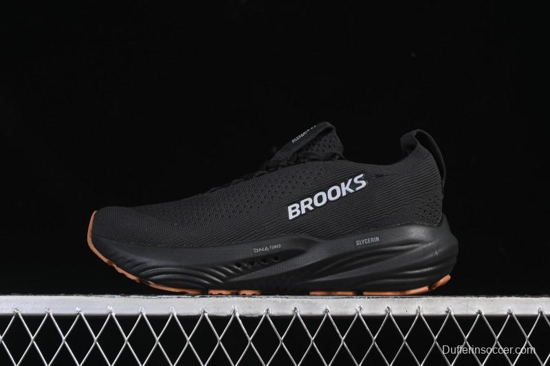 Brooks Glycerin Stealthfit 22 Cushioned Marathon Nitrogen Running Shoes - 1104481D072