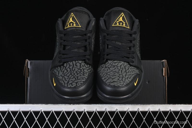 Nike Air Jordan 1 Low Elephant Print Casual Sneakers - IM6568-010