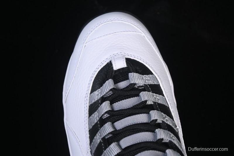 Nike Air Jordan 10 Retro Light Steel Grey Basketball Shoes - HJ6779-104