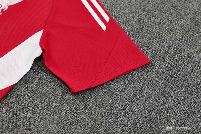25/26 Liverpool Red  Short Sleeve Jersey+Shorts