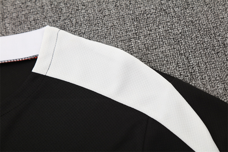 25/26 PSG Black T90 with XS Short Sleeve+Soccer Shorts