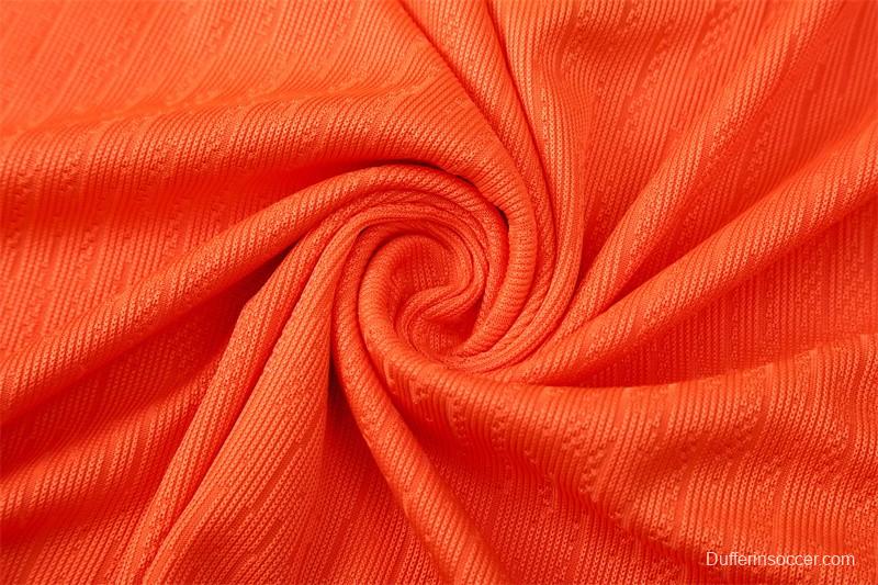 Player Version 25/26 Barcelona Orange T90 Half Zipper Jacket+Long Pants