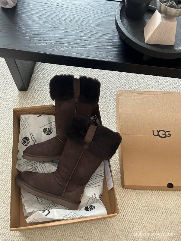 UGG High Boot Snow Boots with Fur Collar - AS00370