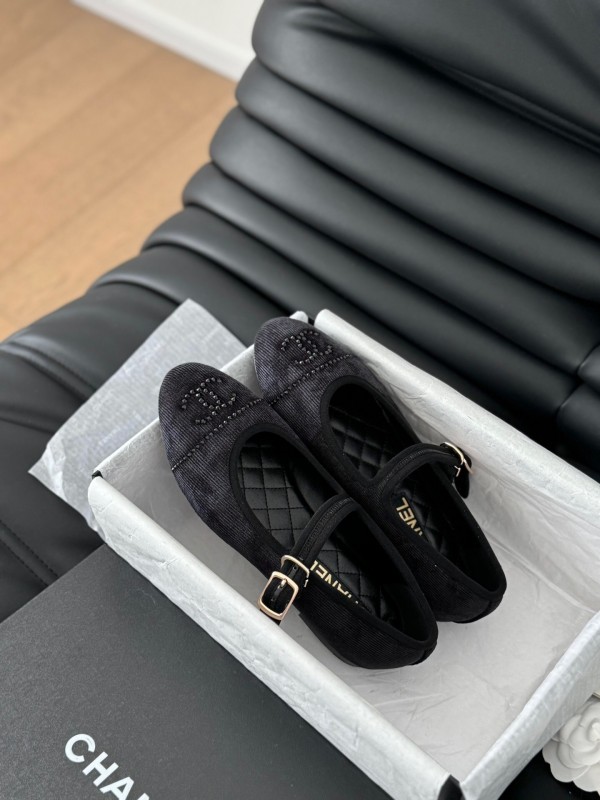 Chanel 2025 SS Runway Mary Jane Flats - LY00300