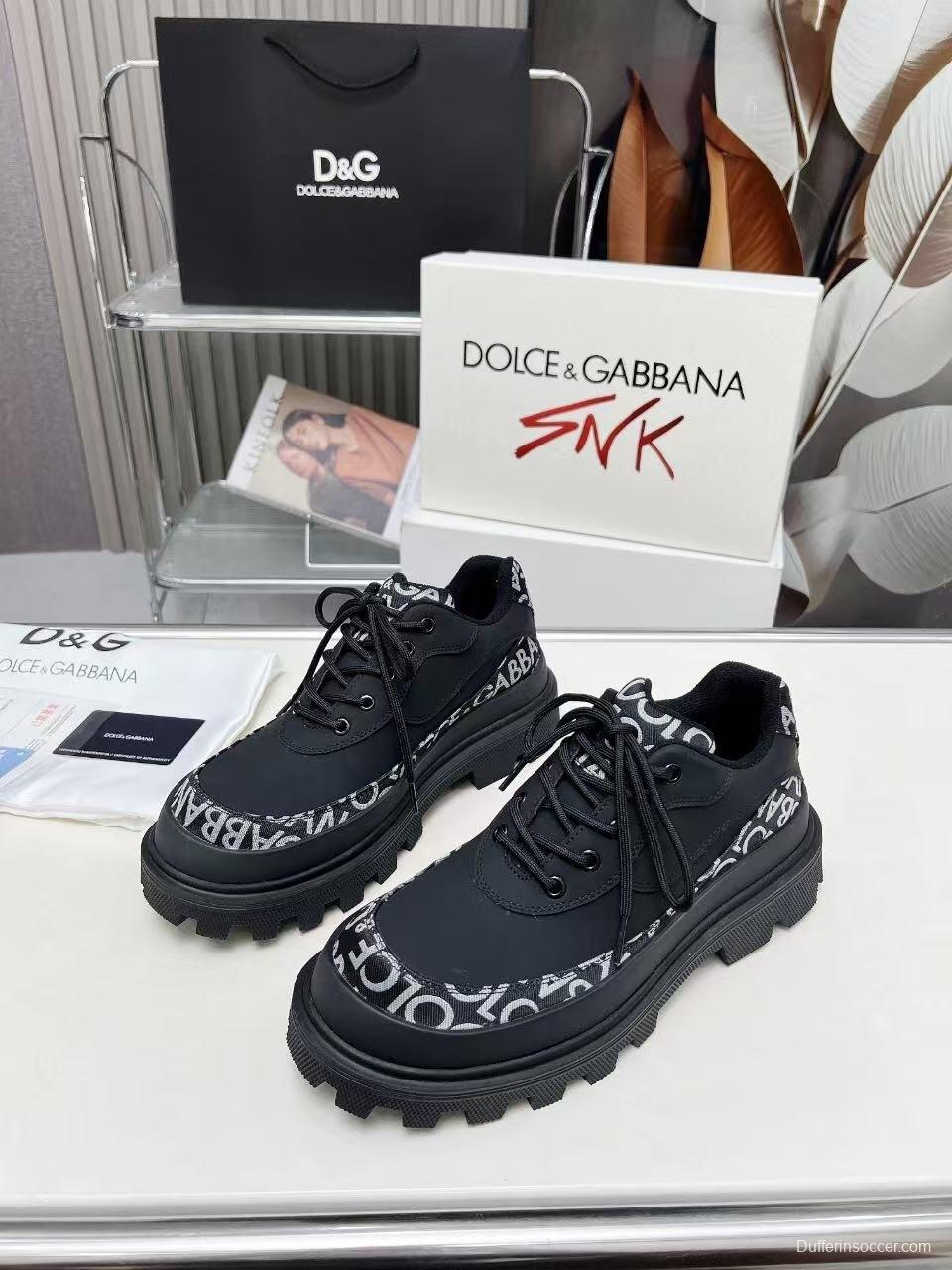 D&G Chunky Derby Casual Big Head Shoes - AS00340