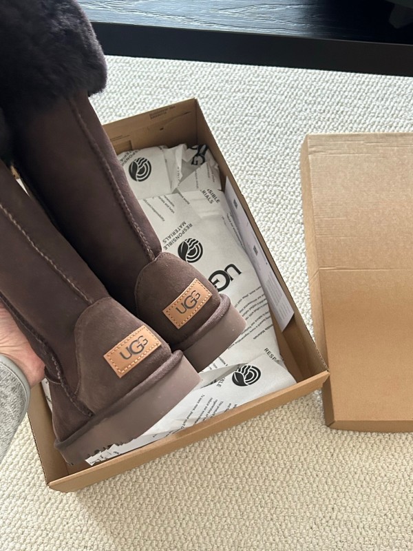 UGG High Boot Snow Boots with Fur Collar - AS00370
