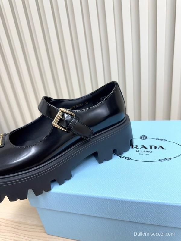 Prada 2025 SS Platform Mary Jane Shoes - LY00300