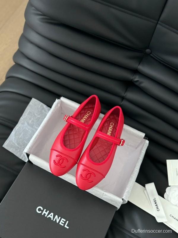 Chanel SS 2025 Runway Mary Jane Flats - LY00