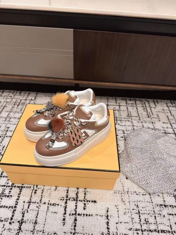 Fendi Match Series Platform Sneakers - KFY00320