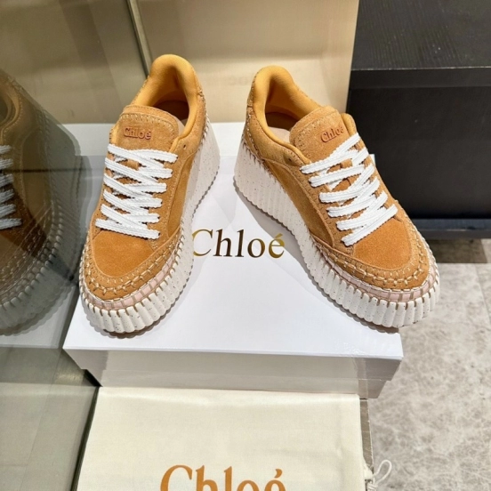 Chloe 2025/SS Hand-Stitched Casual Shoes - LY00350