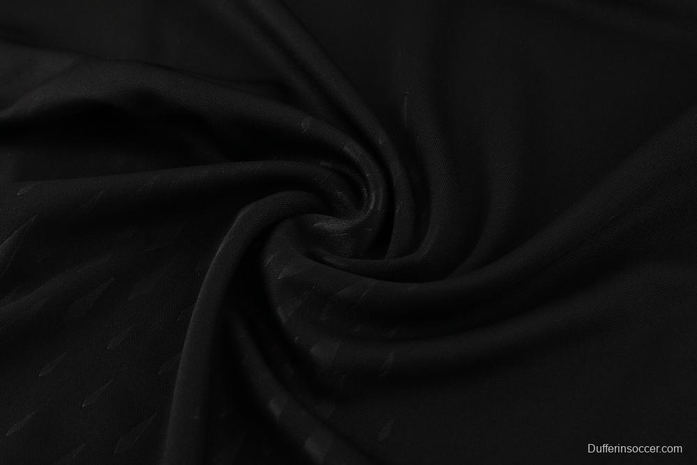 23/24 Turkey Black S-2XL Half Zipper Jacket+Long Pants